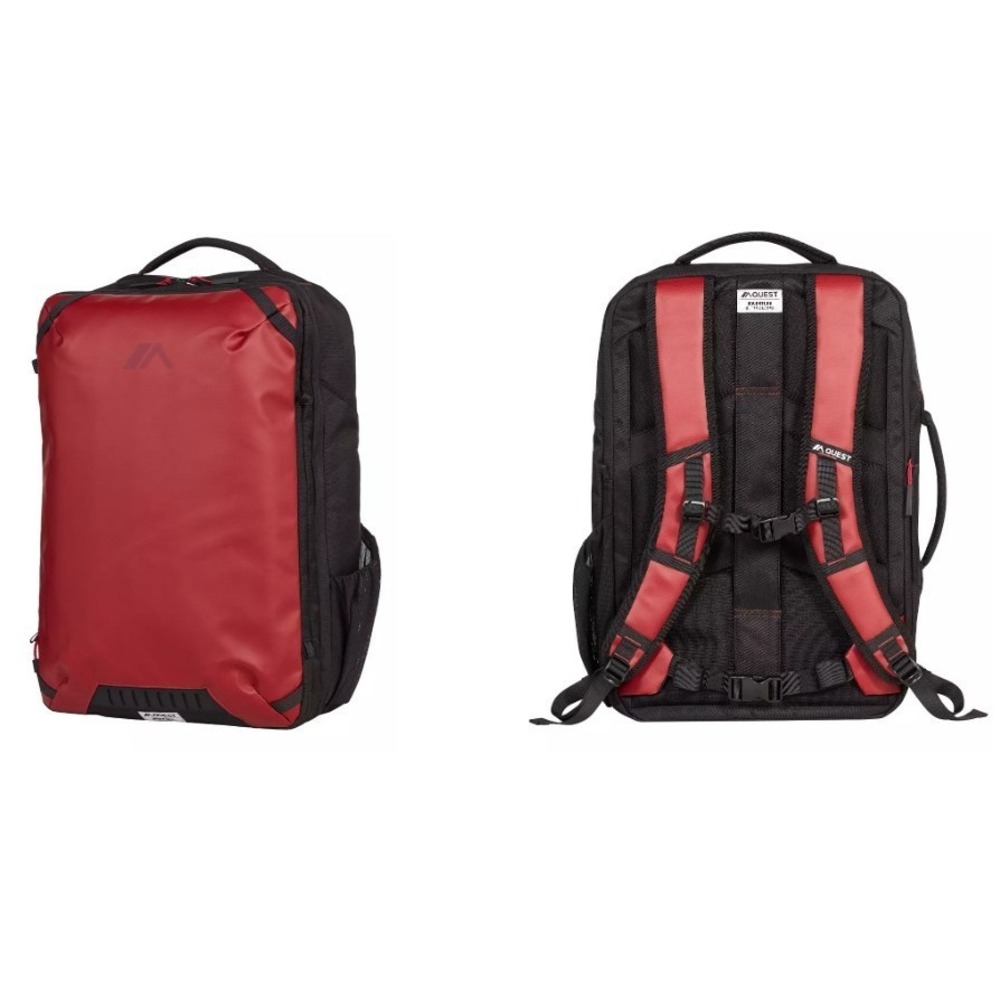 Quest Adventure Travel Backpack 35L - Red & Black - Brand New Bag w/ Tags!